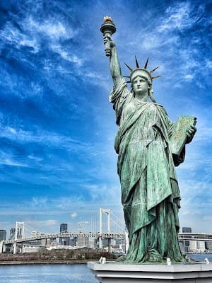 자유의 여신상 오다이바